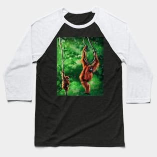 Orangutans Baseball T-Shirt